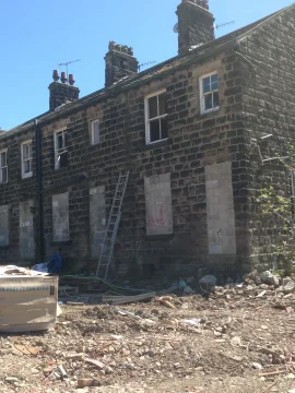 Old cottage stone cleaning West Yorkshire